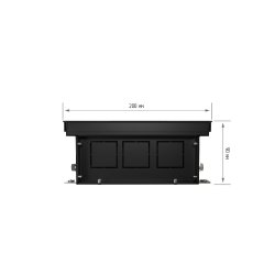 Внутрипольный конвектор Royal Thermo Atrium 90/200/2700-DG-U-DB
