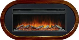 Каминокомплект Royal Flame Ellipse с очагом Vision 42 LOG LED орех ноче