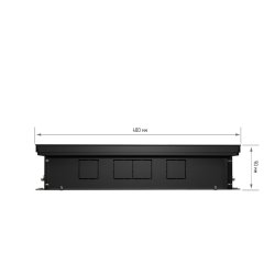 Внутрипольный конвектор Royal Thermo Atrium 190/400/2800-DG-U-LB