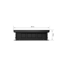 Внутрипольный конвектор Royal Thermo Atrium 90/300/2700-DG-U-BL